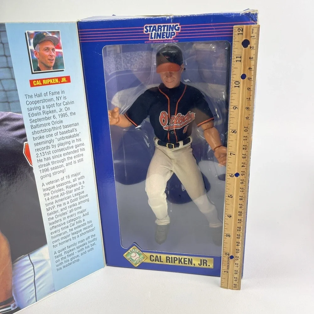 1997 Starting Lineup Cal Ripken Jr. 12 Inch Action Figure New Fully Poseable